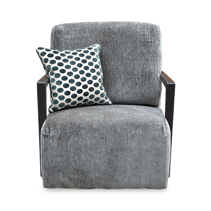 ‘Aphrodite’ California Stone Dw Grey Fabric Accent Swivel Chair Furniture Village