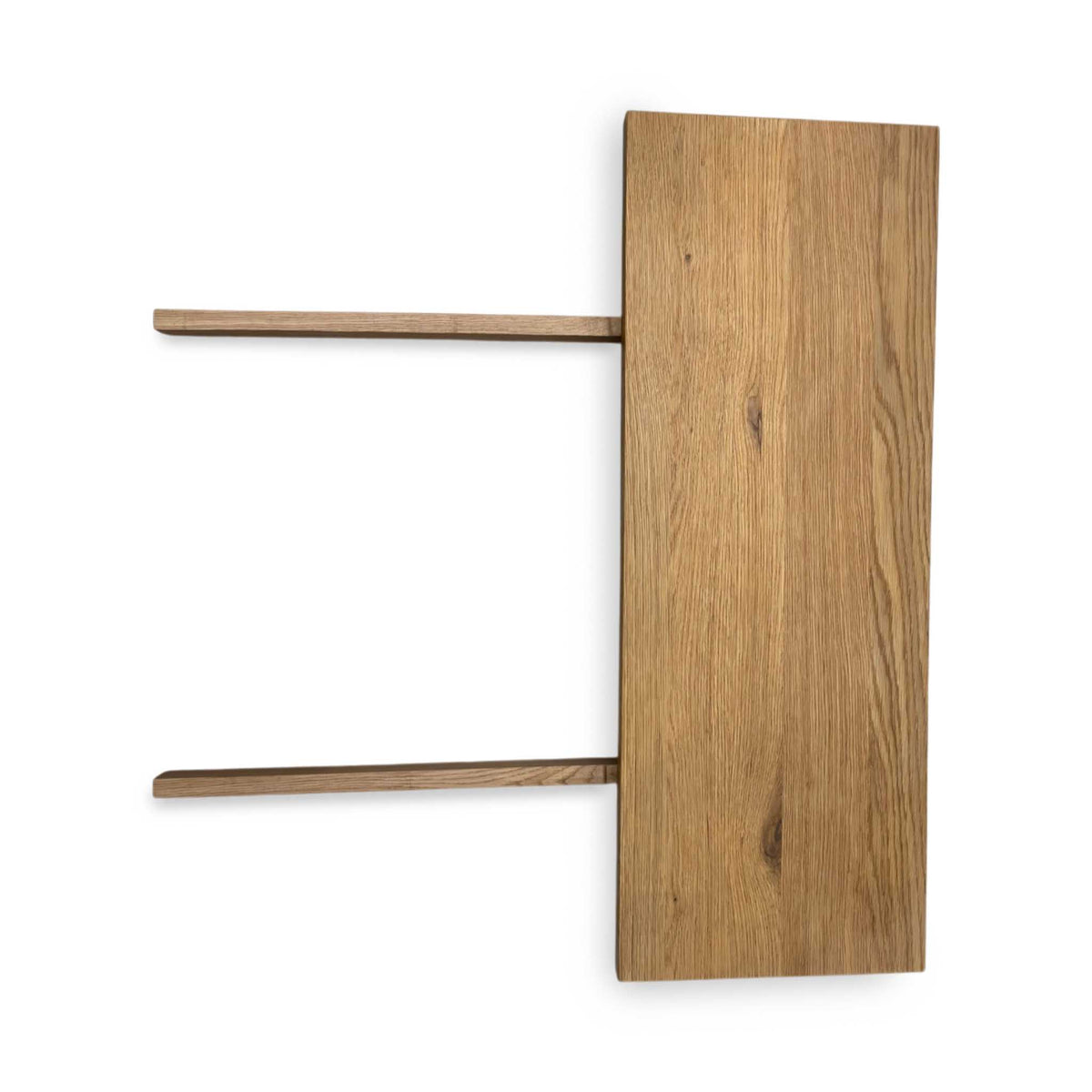 ‘Earth’ Solid Light Oak 35cm Extension Leaf for Star Base Dining Table – view 4