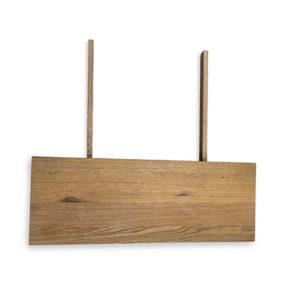 ‘Earth’ Solid Light Oak 35cm Extension Leaf for Star Base Dining Table – view 5