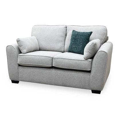 ‘Julius’ Oatmeal Fabric Formal Back 2 Seater Sofa