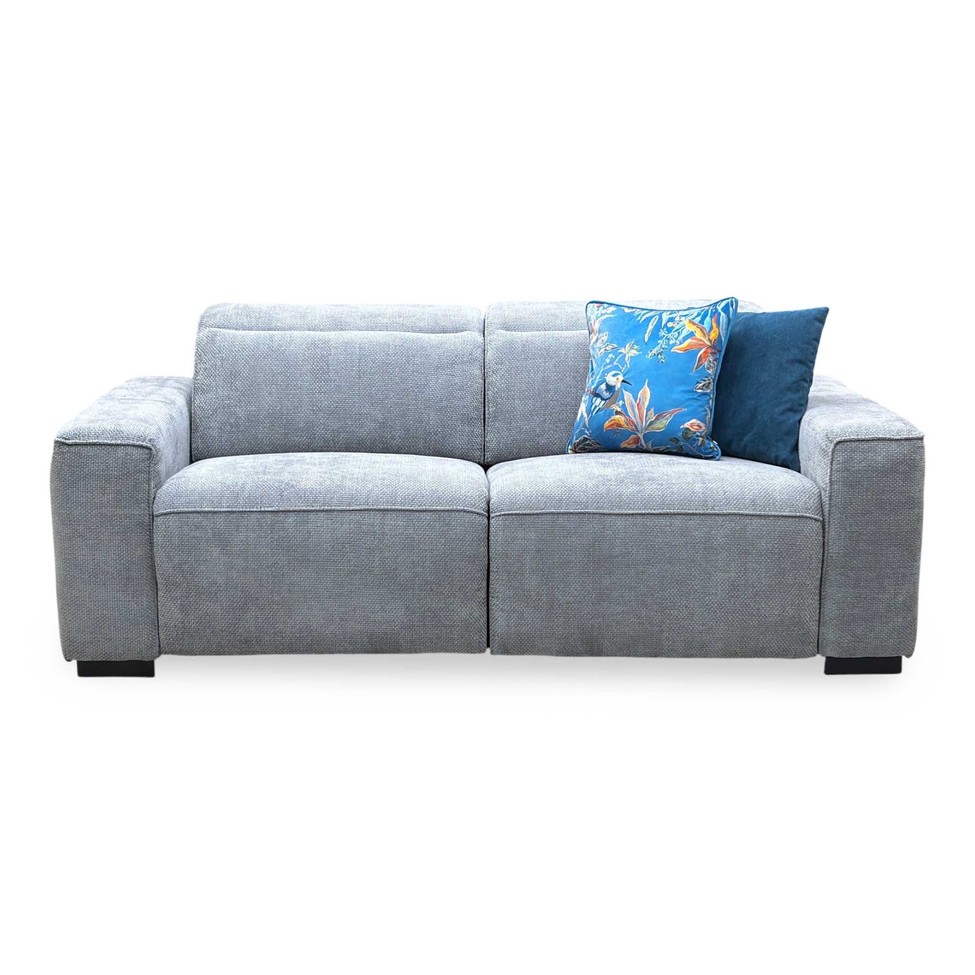 ‘Venosa’ Grey Fabric 3 Seater Power Recliner Sofa Very.com