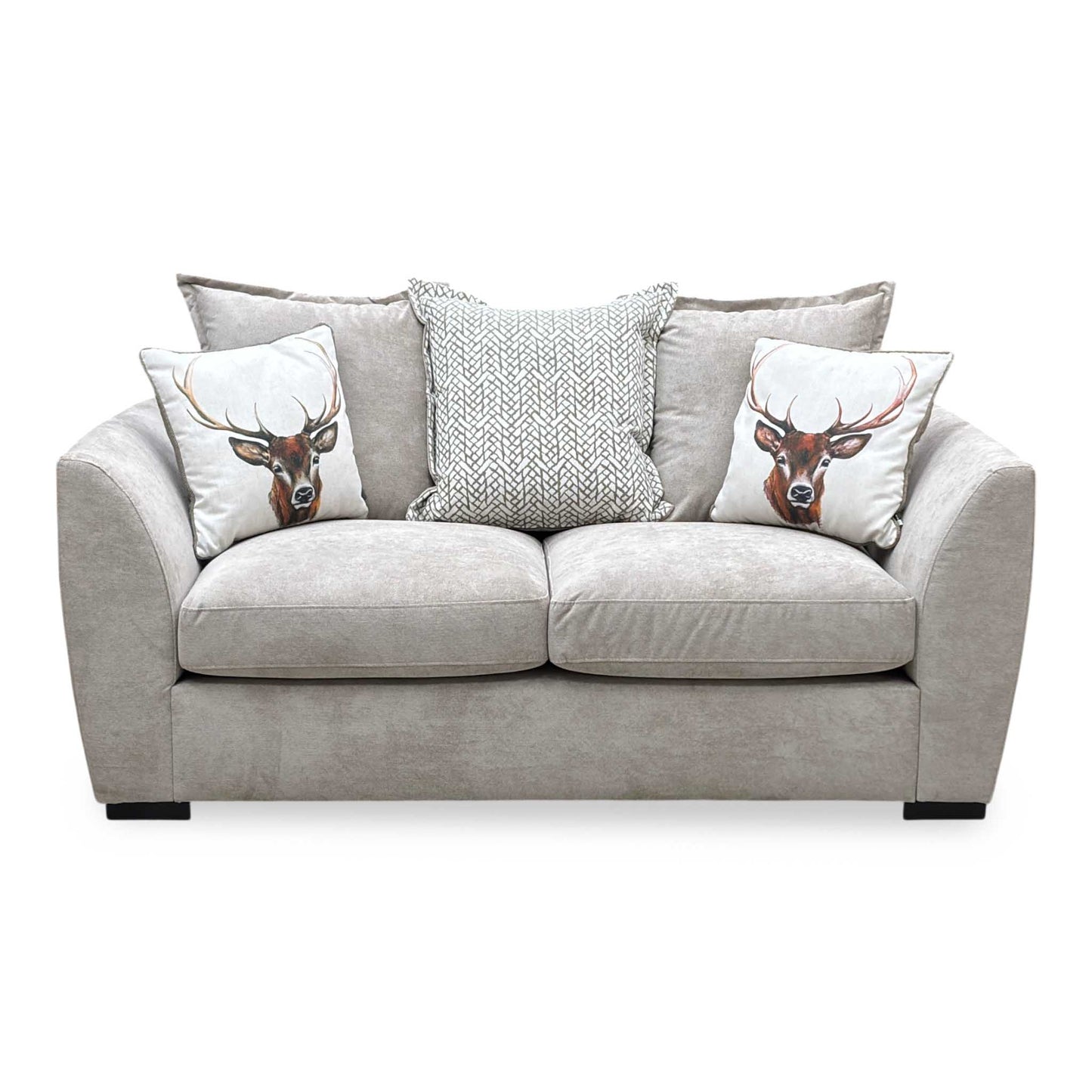 ‘Havana’ Mink Fabric 2 Seater Scatter Back Sofa Very.com