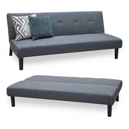 ‘Dax’ Dark Grey Fabric Sofa Bed Very.com