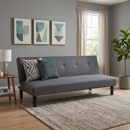 ‘Dax’ Dark Grey Fabric Sofa Bed Very.com