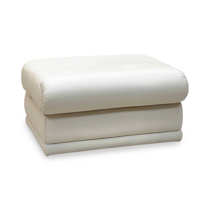 G Plan ‘Malvern’ L843 Cambridge Stone Leather Storage Footstool