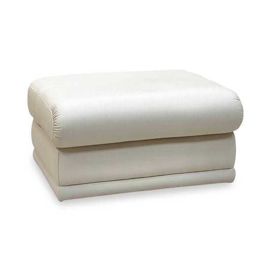 G Plan ‘Malvern’ L843 Cambridge Stone Leather Storage Footstool