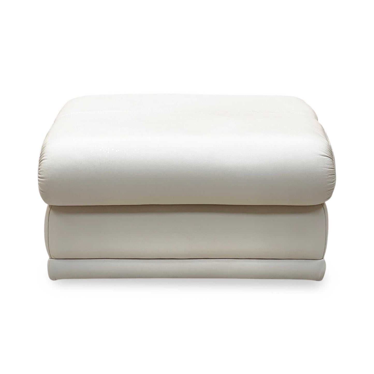 G Plan ‘Malvern’ L843 Cambridge Stone Leather Storage Footstool