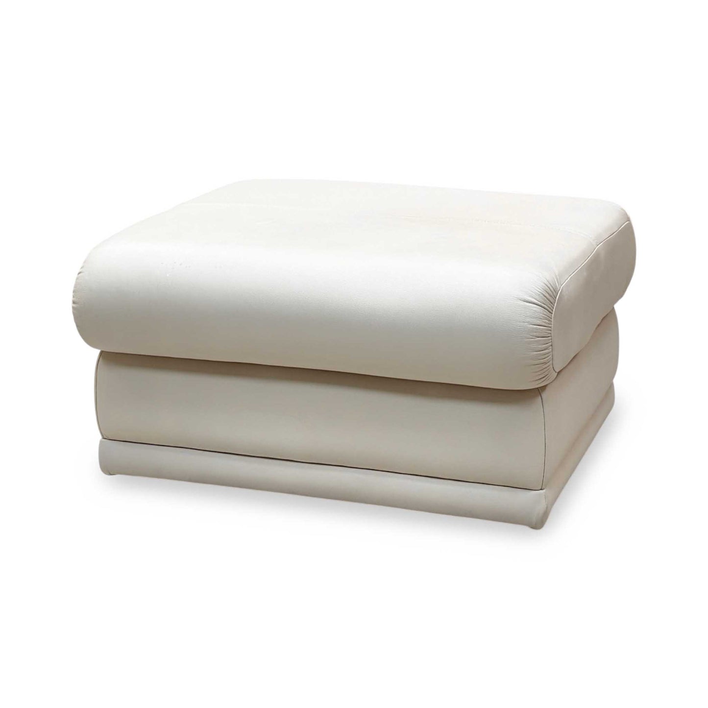 G Plan ‘Malvern’ L843 Cambridge Stone Leather Storage Footstool