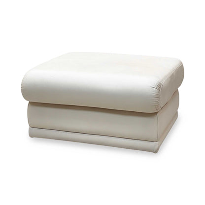 G Plan ‘Malvern’ L843 Cambridge Stone Leather Storage Footstool