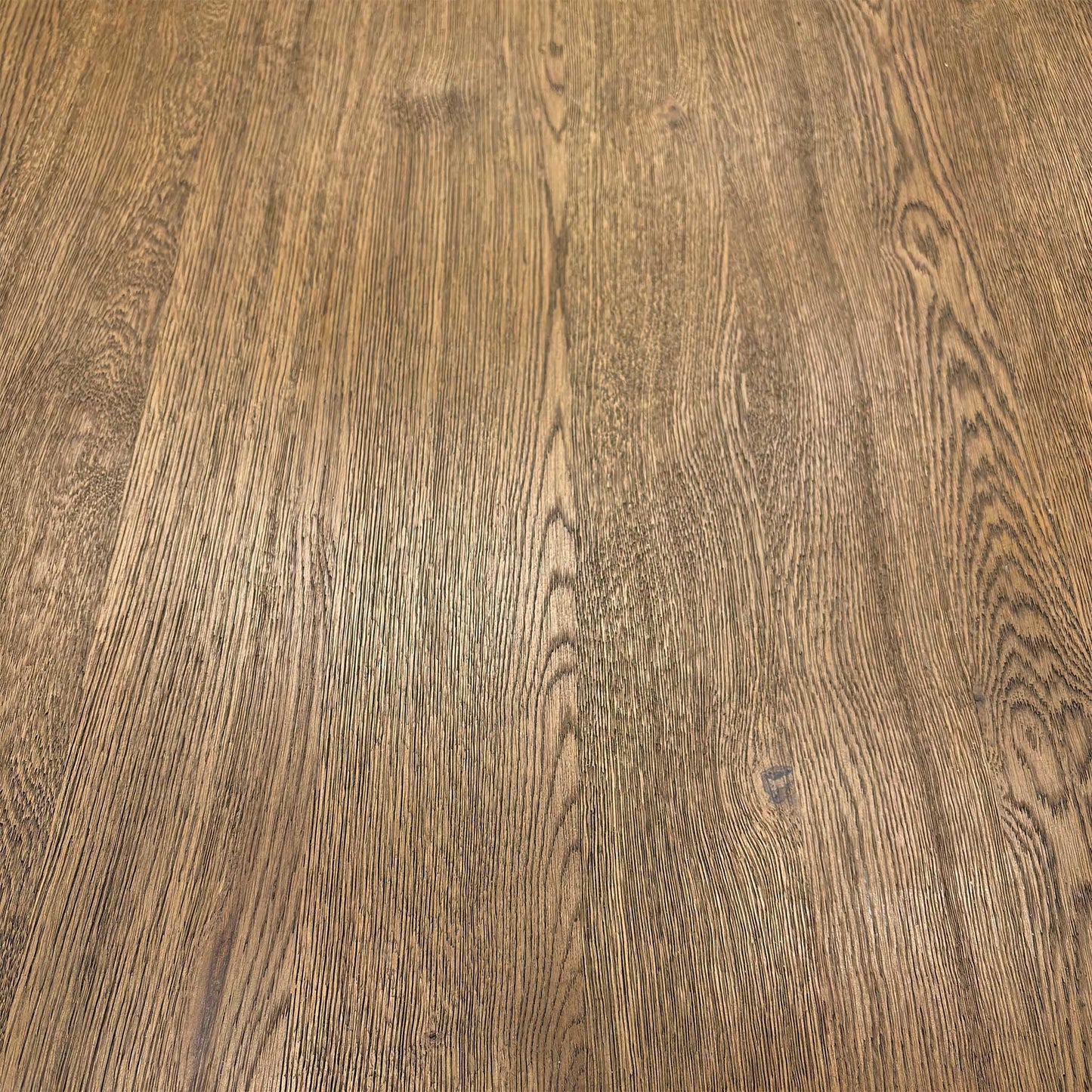'Jupiter’ Dark Oak Solid Oak 180cm Dining Table with Star Base Furniture Village