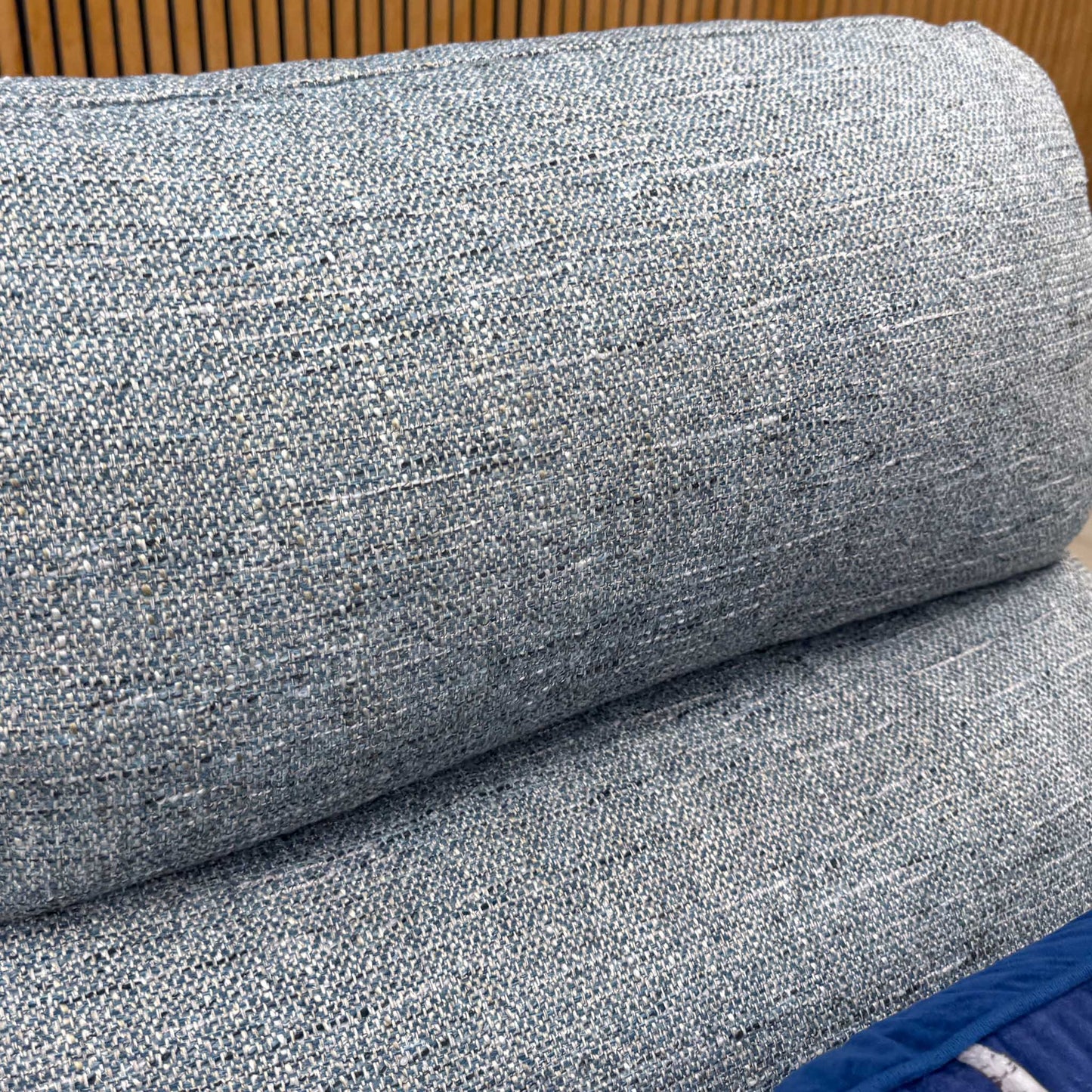 G Plan 'Kingsbury' A020 Dapple Kingfisher Grey Woven Fabric Large Lift and Rise Recliner Chair Furniture Village