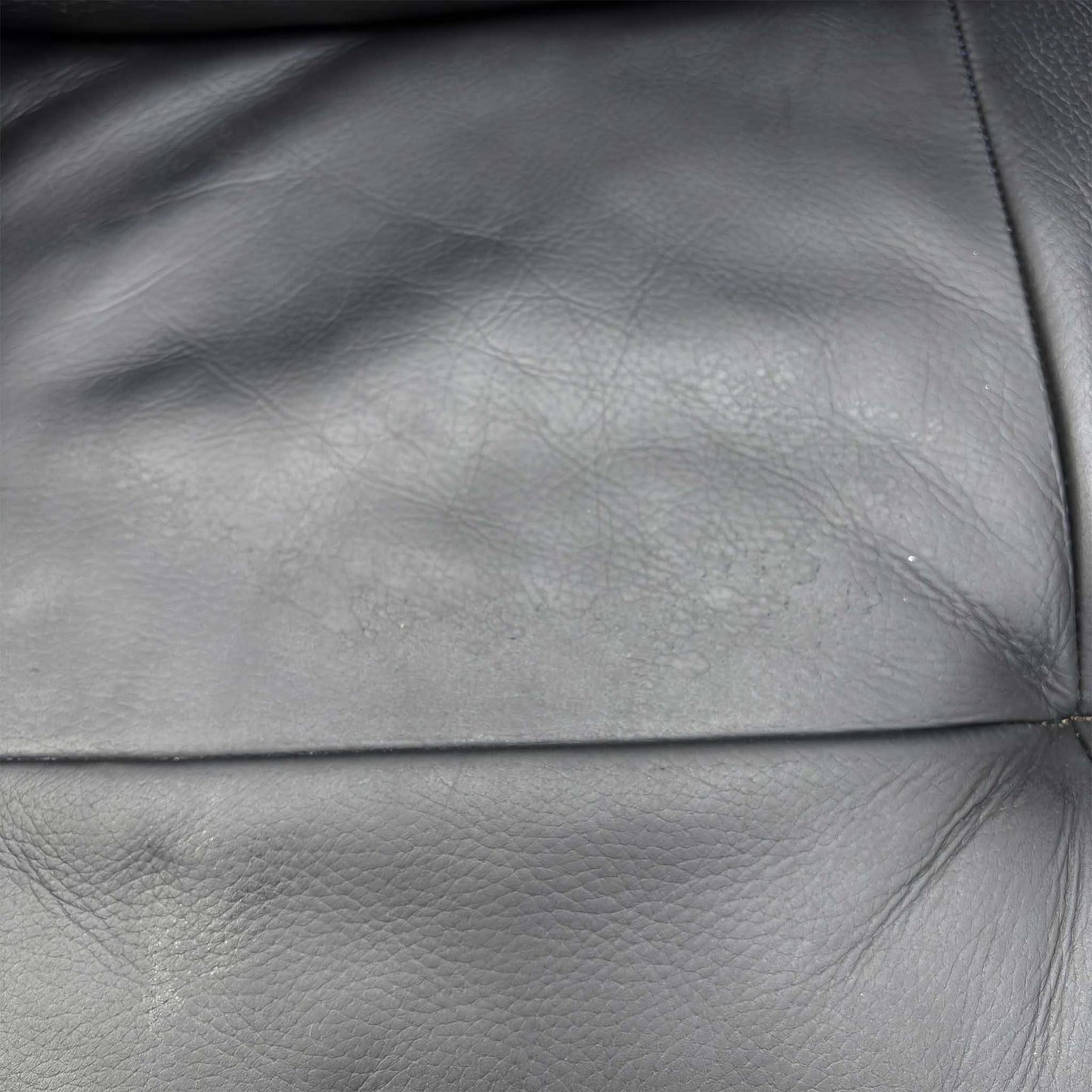 Nicoletti ‘Galileo’ Botero Nero Black Leather 3 Seater Power Recliner Sofa with Power Headrests