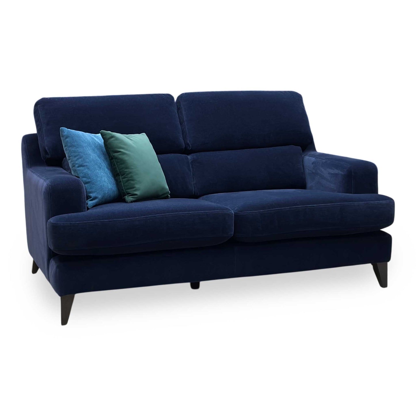 The Lounge Co. ‘Romilly’ Mid009 Midnight Indigo Blue Fabric 2.5 Seater Sofa
