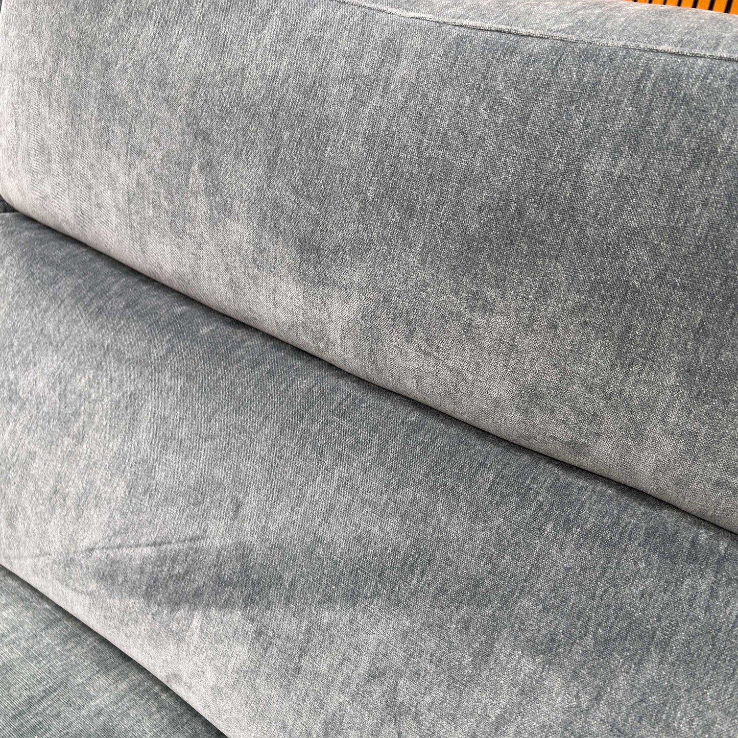 ‘Moderna’ Mht Airforce Blue Sw Fabric 3 Seater Power Recliner Sofa with Telescopic Headrests