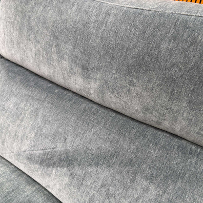 ‘Moderna’ Mht Airforce Blue Sw Fabric 3 Seater Power Recliner Sofa with Telescopic Headrests