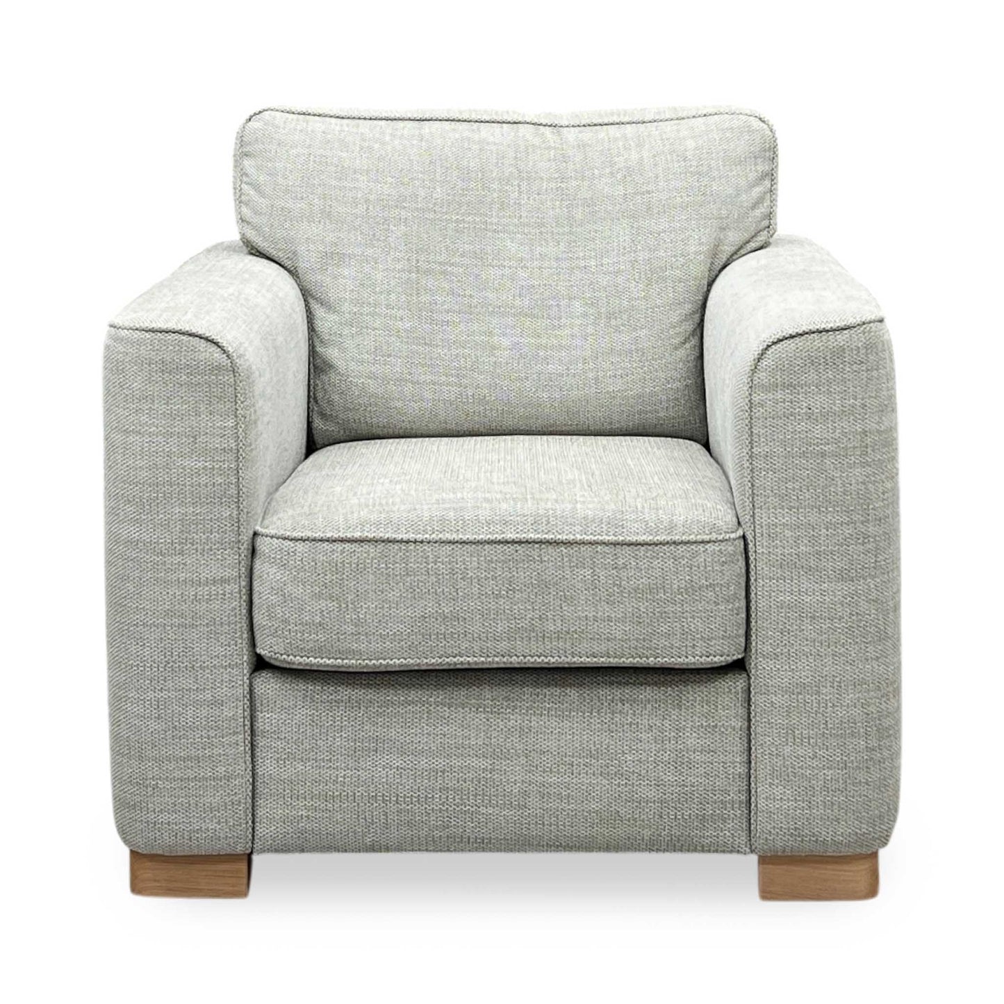 ‘Elora’ Beige Fabric Standard Armchair Furniture Village