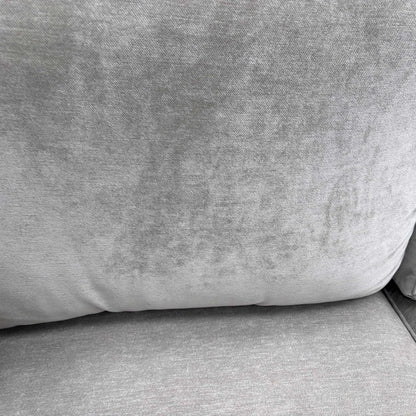 Ideal Home ‘Brondby’ Fab-Meo-R27 Pewter Grey Right Hand Facing Small Fabric Corner Sofa