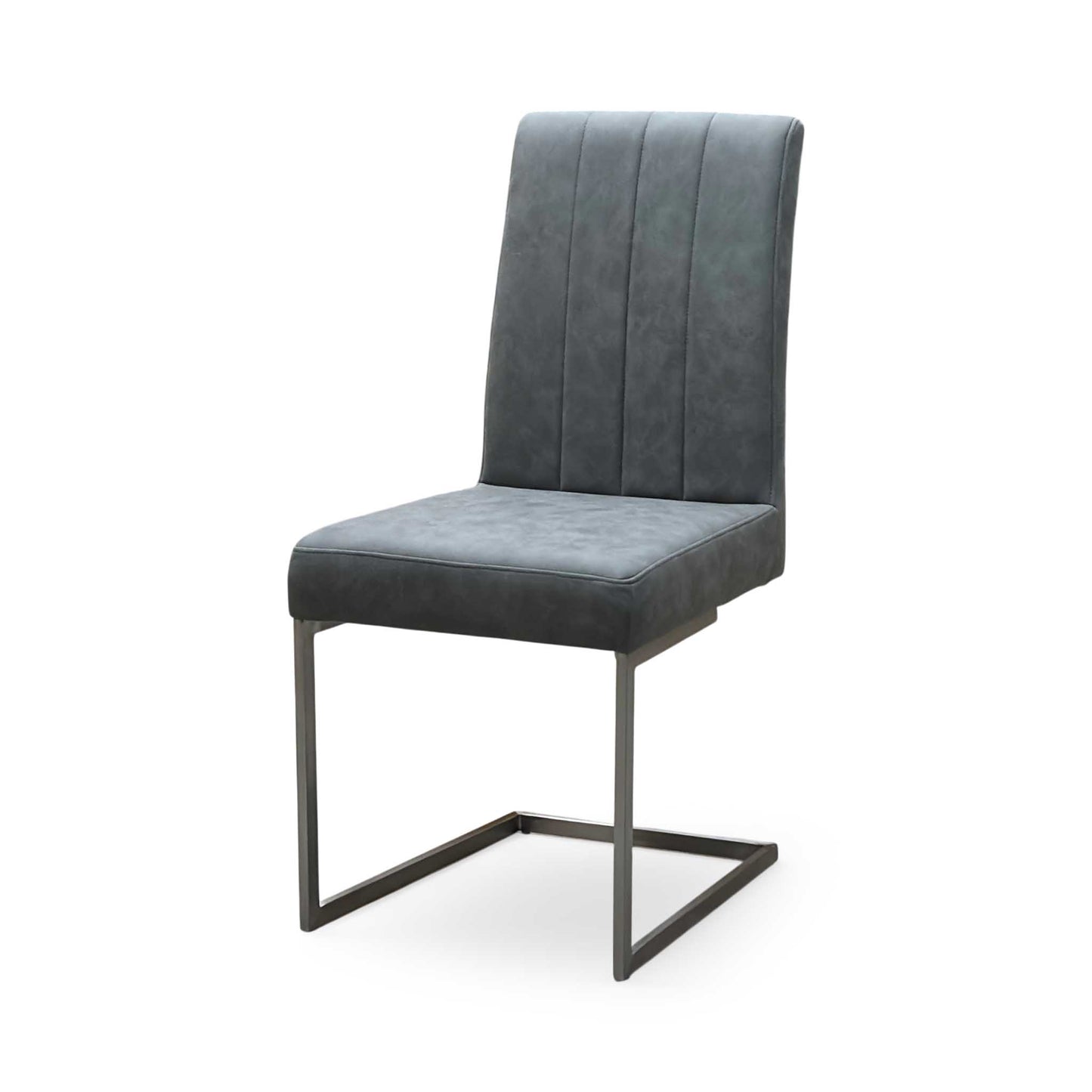 ‘Grigio' Grey Fabric Dining Chair