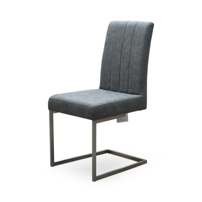 ‘Grigio' Grey Fabric Dining Chair