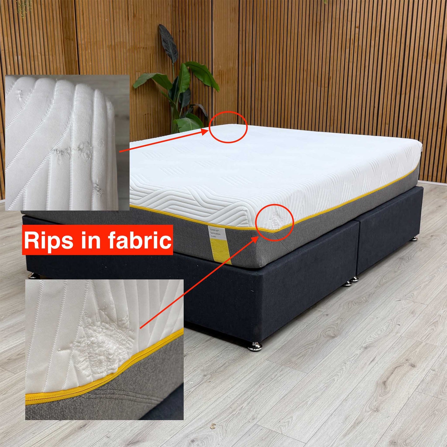TEMPUR Sensation Luxe Cool Touch Memory Foam Mattress - King