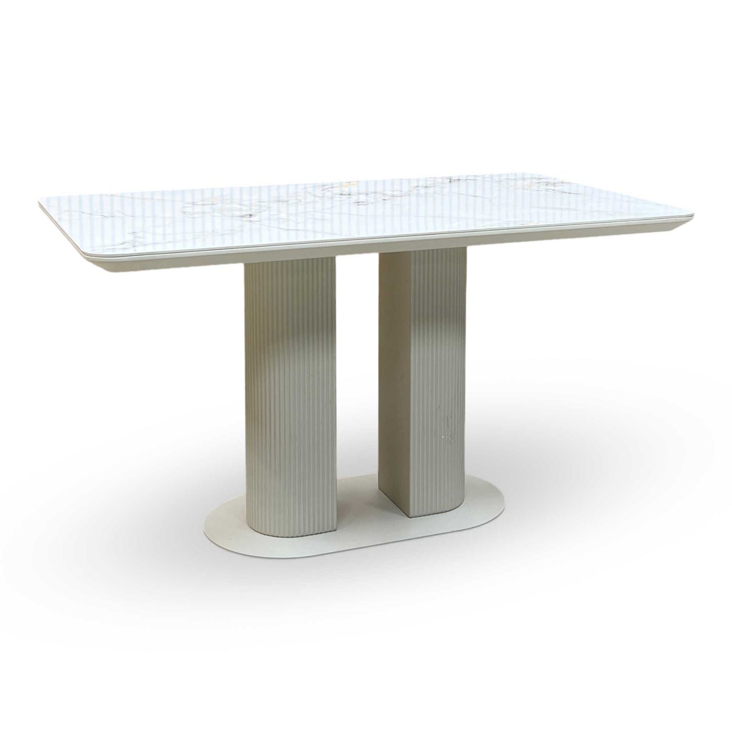‘Avorio’ Ceramic Top Fixed Dining Table