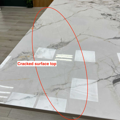 ‘Avorio’ Ceramic Top Fixed Dining Table