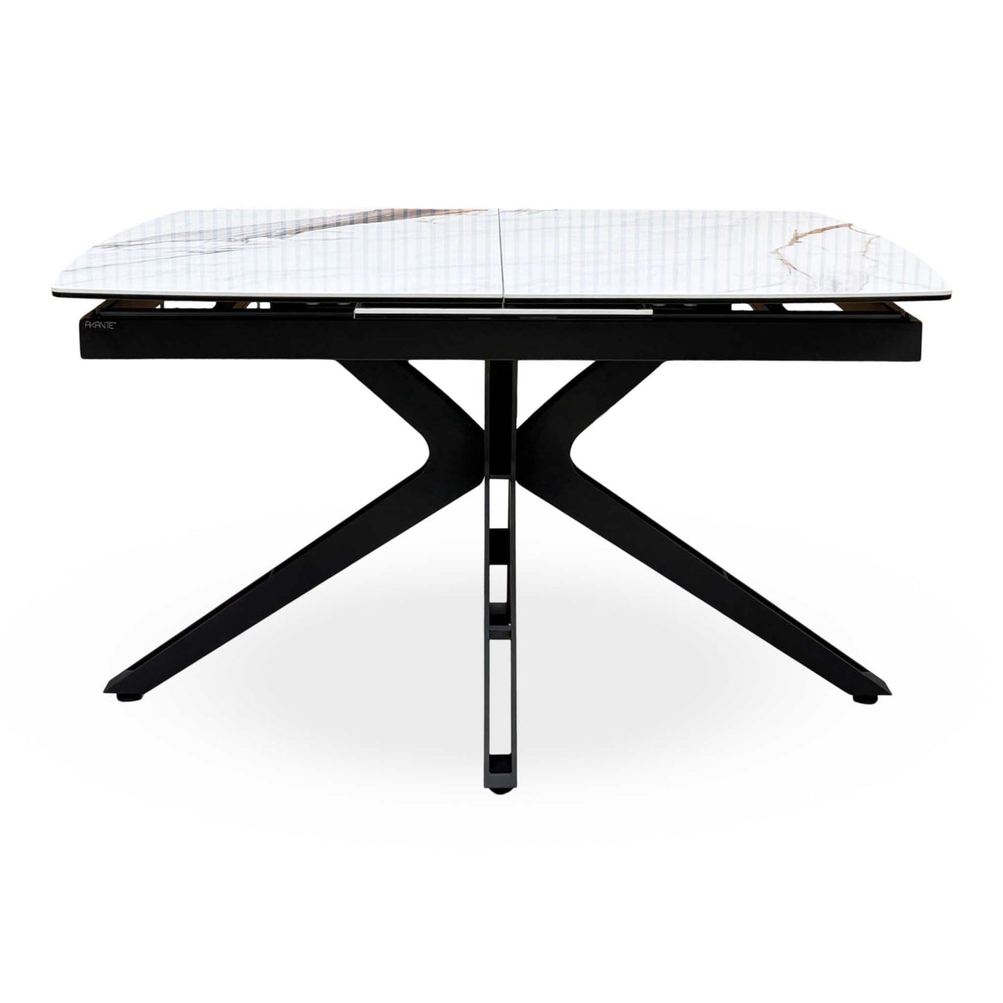 ‘Jose’ Doro Marble Ceramic Top 130cm Pop Up Extending Dining Table
