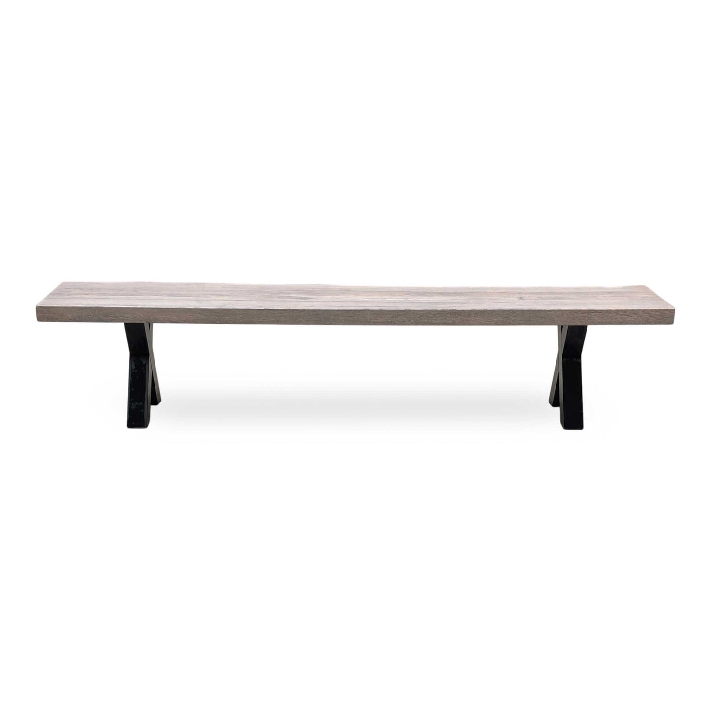 Bodahl 'Terra' 8 Vintage Grey Solid Oak 240cm Dining Bench
