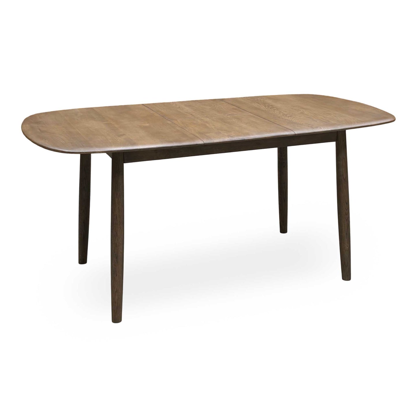 ‘Stockholm’ Dark Oak Solid Oak Small Extending Dining Table