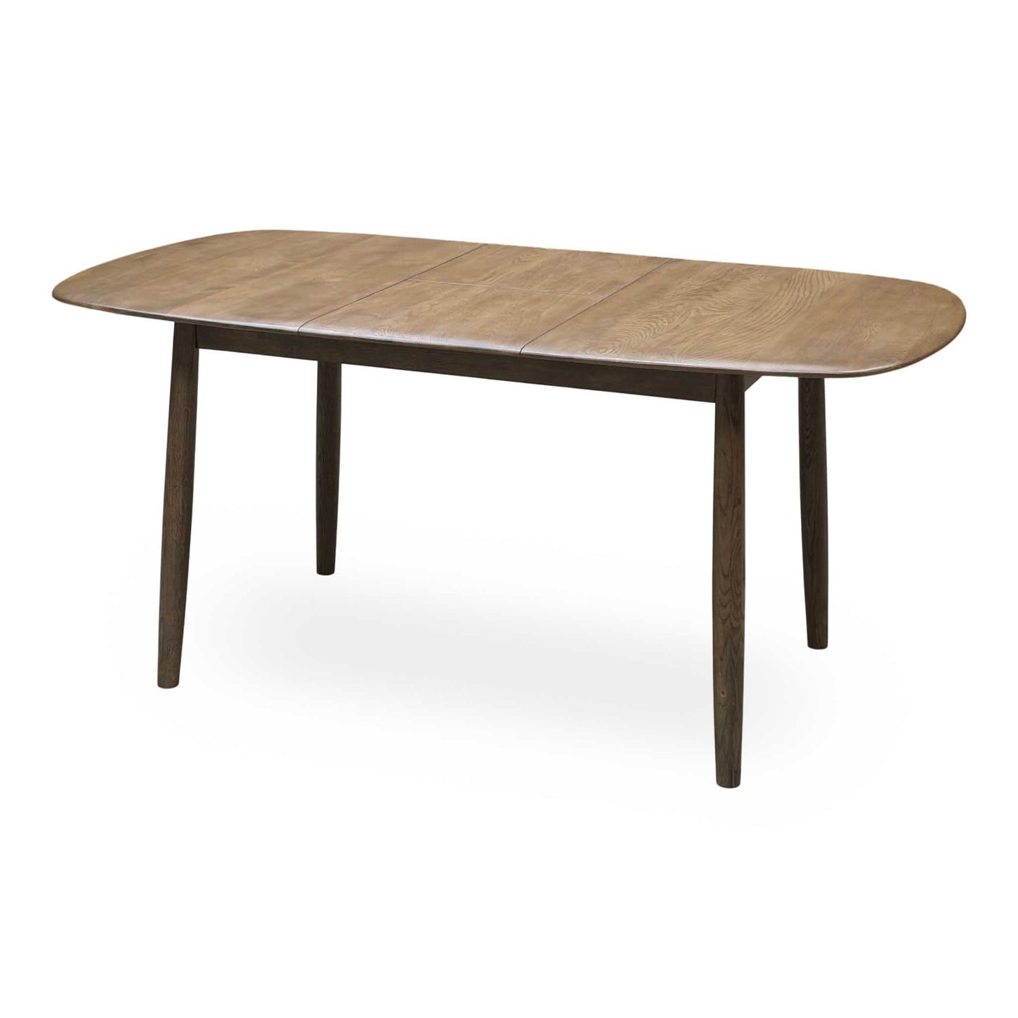 ‘Stockholm’ Dark Oak Solid Oak Small Extending Dining Table
