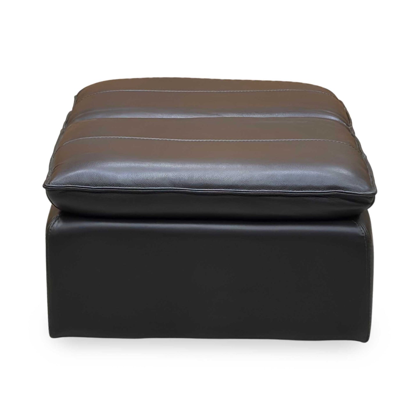 ‘Starlight Express’ Chocolate Brown Leather Storage Chair Footstool