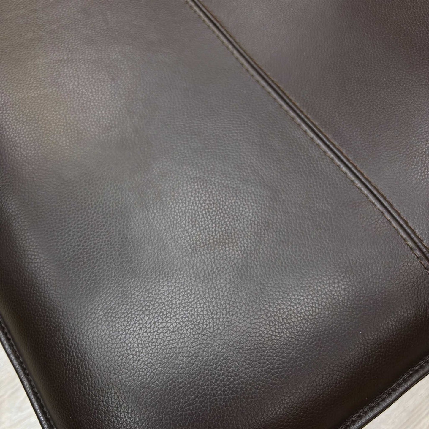 ‘Starlight Express’ Chocolate Brown Leather Storage Chair Footstool