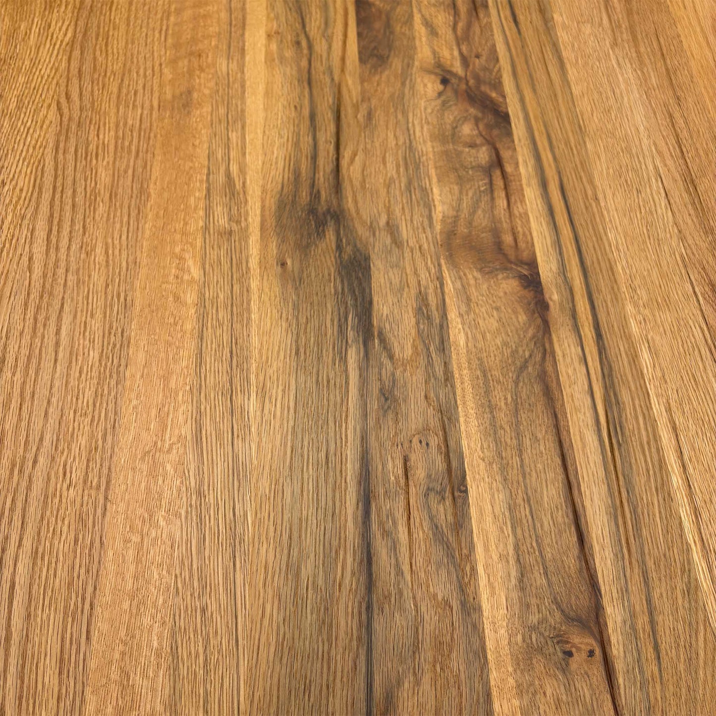 Bodahl 'Njord' 1 Oil Solid Oak Raw Edge 160cm Dining Table with Metal Star Base