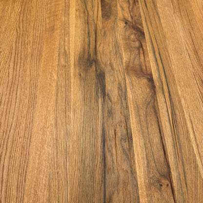 Bodahl 'Njord' 1 Oil Solid Oak Raw Edge 160cm Dining Table with Metal Star Base