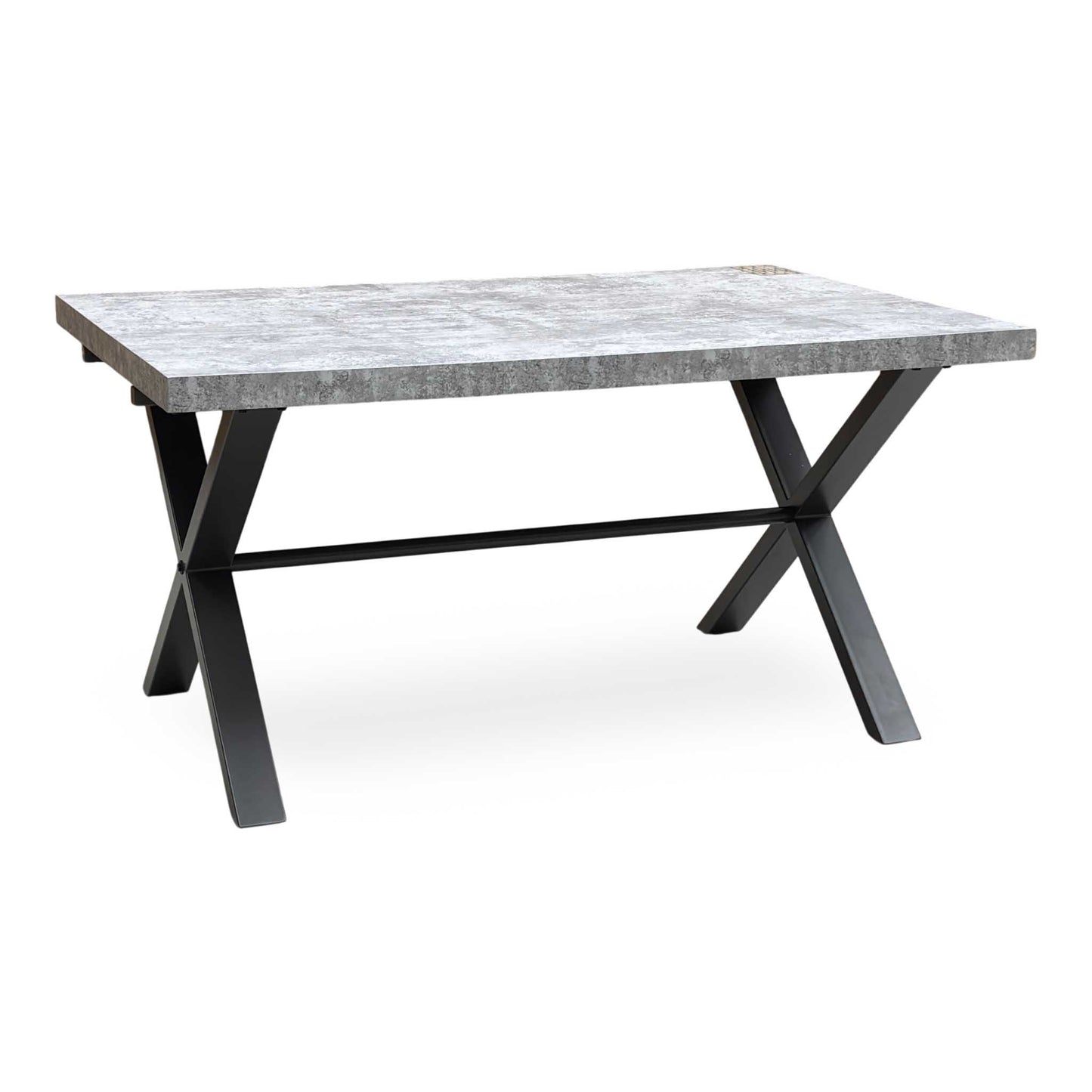 ‘Moon’ Grey Concrete Effect Small Dining Table
