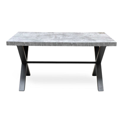 ‘Moon’ Grey Concrete Effect Small Dining Table