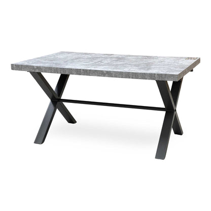 ‘Moon’ Grey Concrete Effect Small Dining Table