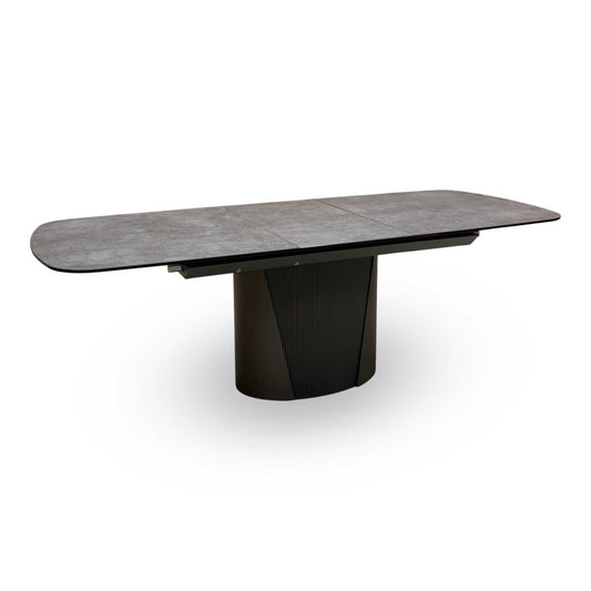 ‘Icon’ Bronze Ceramic Top Large Extending Dining Table