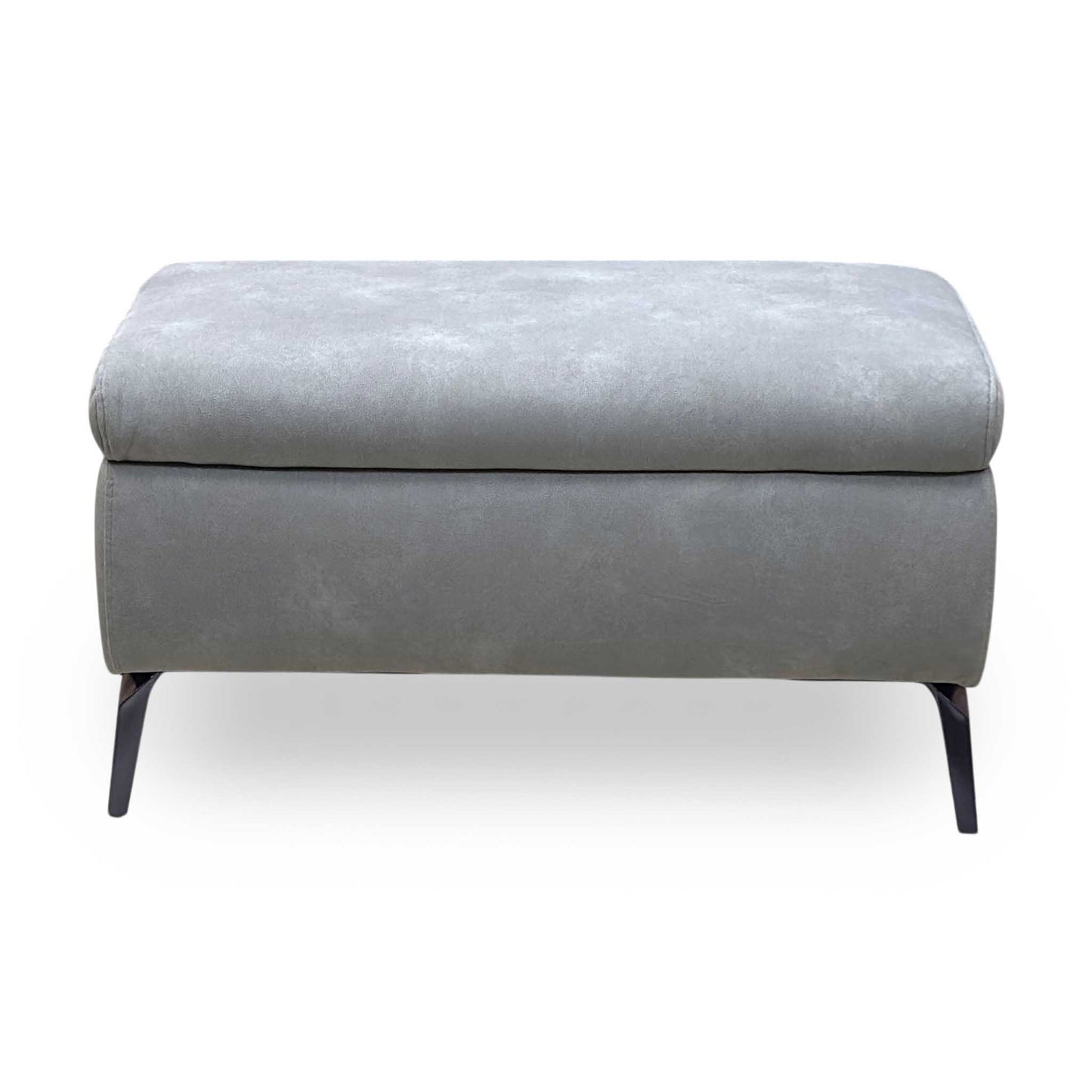 ‘Daytona’ Dexter Smoke Grey Fabric Standard Footstool