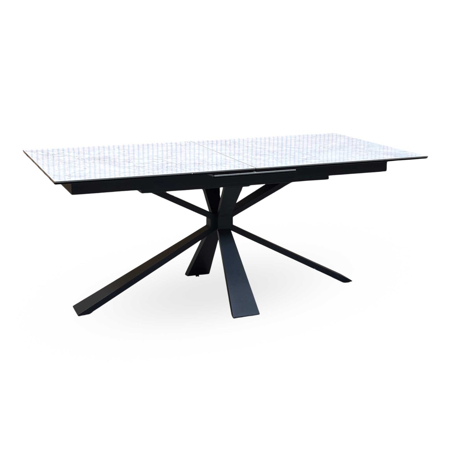 'Crete' Ceramic Top 180cm Large Extending Dining Table
