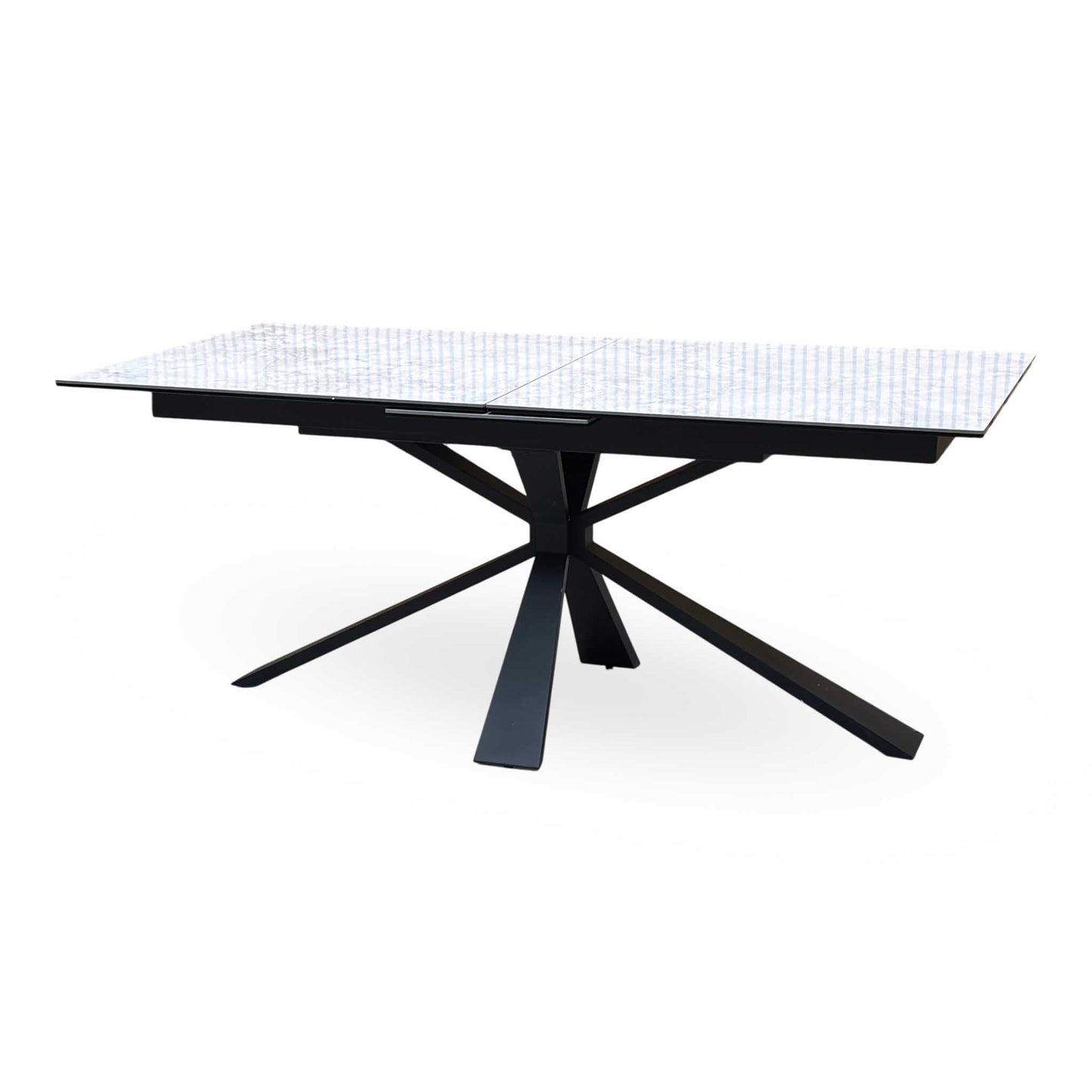 'Crete' Ceramic Top 180cm Large Extending Dining Table