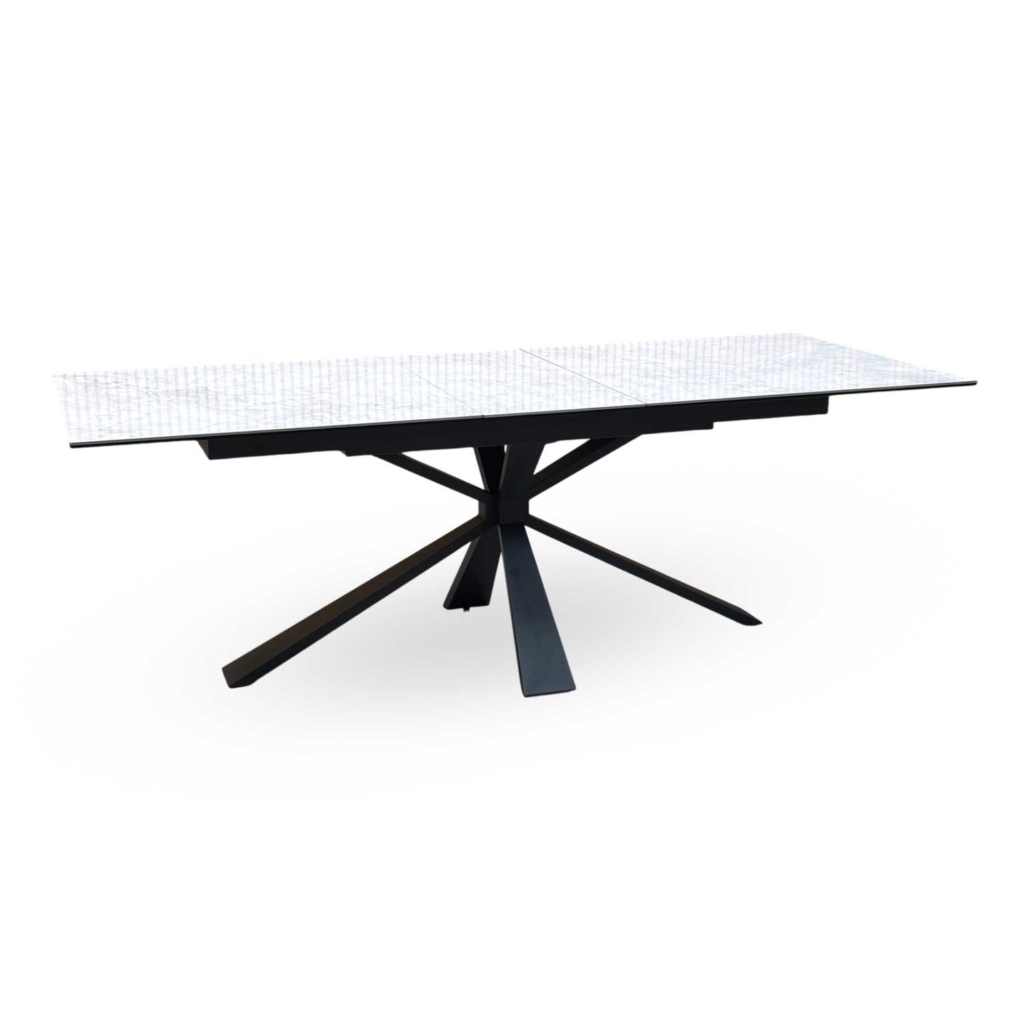 'Crete' Ceramic Top 180cm Large Extending Dining Table