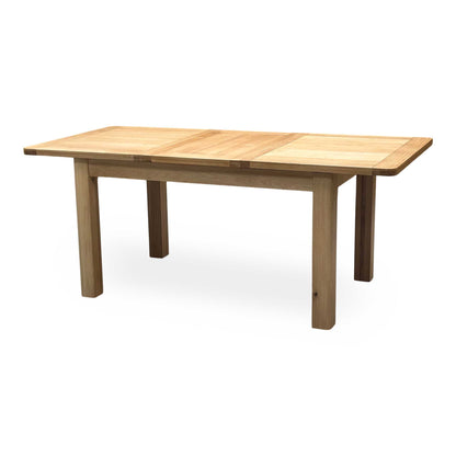 Furnitureland ‘Augusta’ Solid Oak Small Rectangular Extending Dining Table