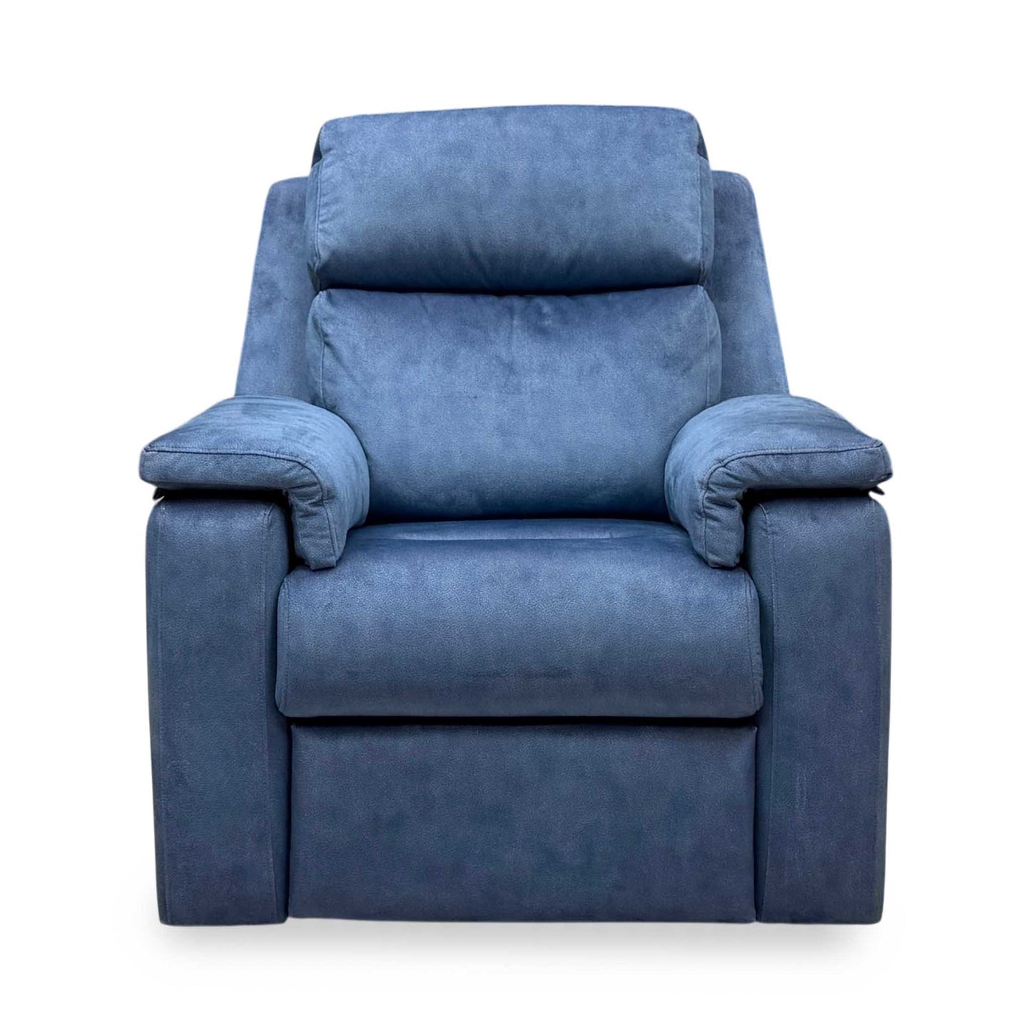 G Plan 'Thornbury' A125 Stingray Indigo Velvet Fabric Power Recliner Chair – view 6