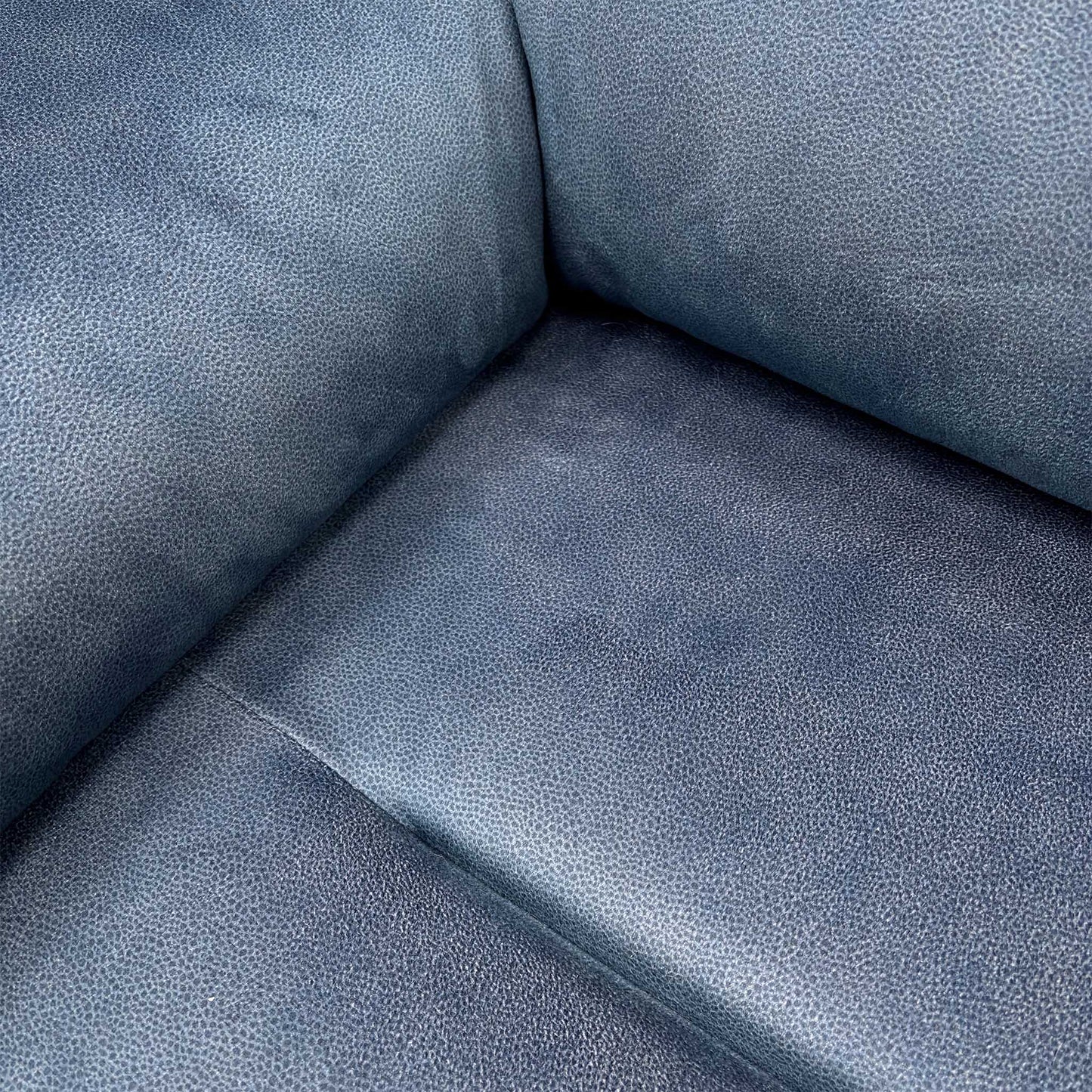 G Plan ‘Thornbury’ A125 Stingray Indigo Velvet Fabric 3 Seater Power Recliner with Standard Chair Sofa Set