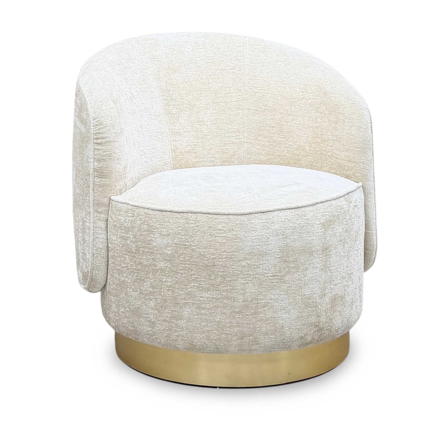 ‘Savoy’ Imperial Oyster Fabric Accent Chair – view 5
