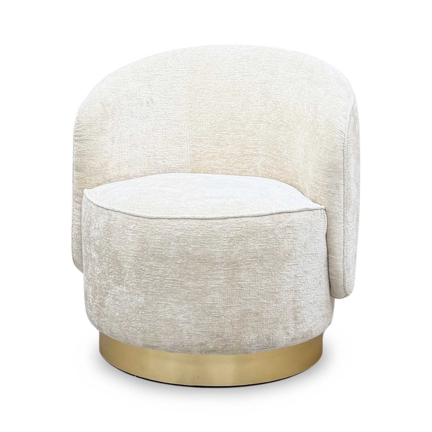 ‘Savoy’ Imperial Oyster Fabric Accent Chair – view 4