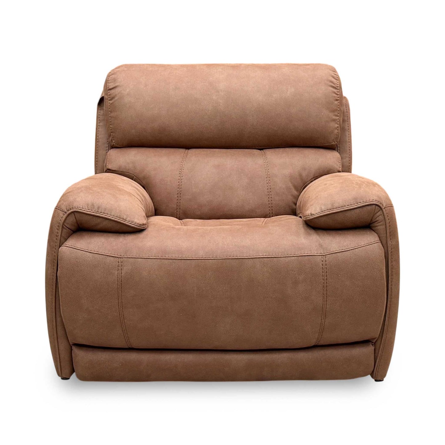 ‘Rocco’ Bfa-Blj-R05 Hazelnut Brown Fabric Power Recliner Rocker Armchair with Power Headrest – view 6