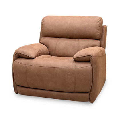 ‘Rocco’ Bfa-Blj-R05 Hazelnut Brown Fabric Power Recliner Rocker Armchair with Power Headrest – view 7