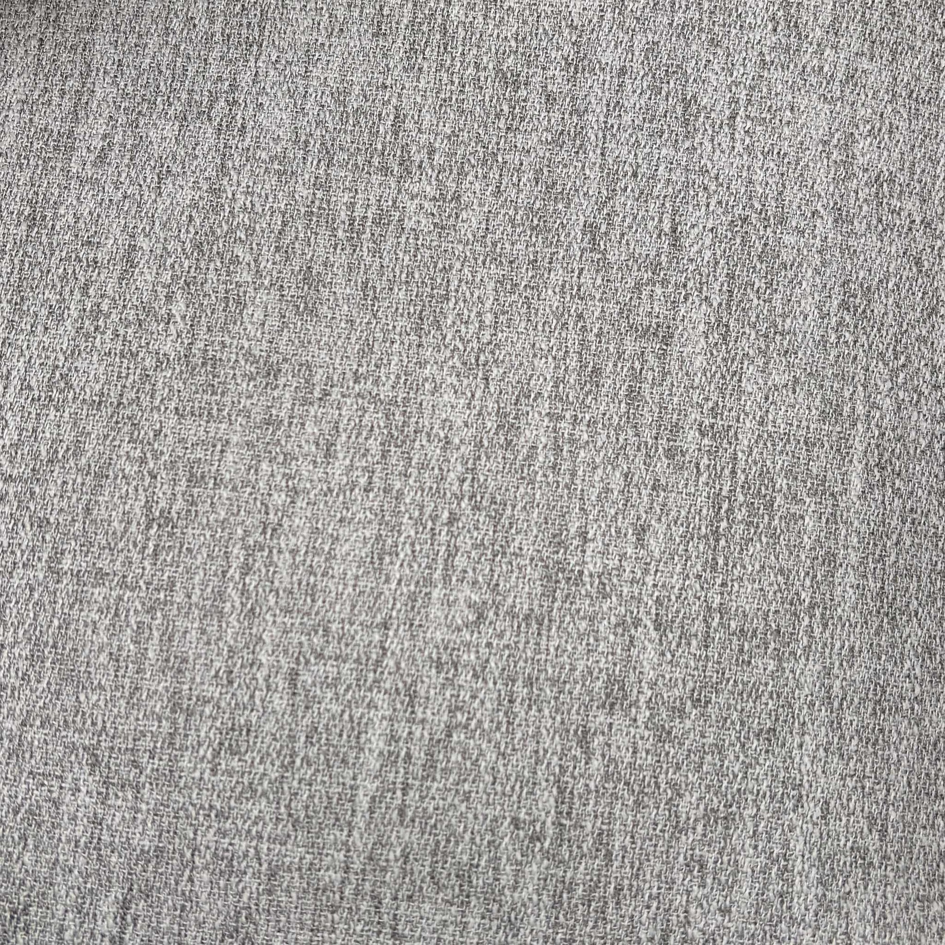 ‘Hedingham’ Pearl Grey Ashton Chenille Plain Fabric Armchair – view 6